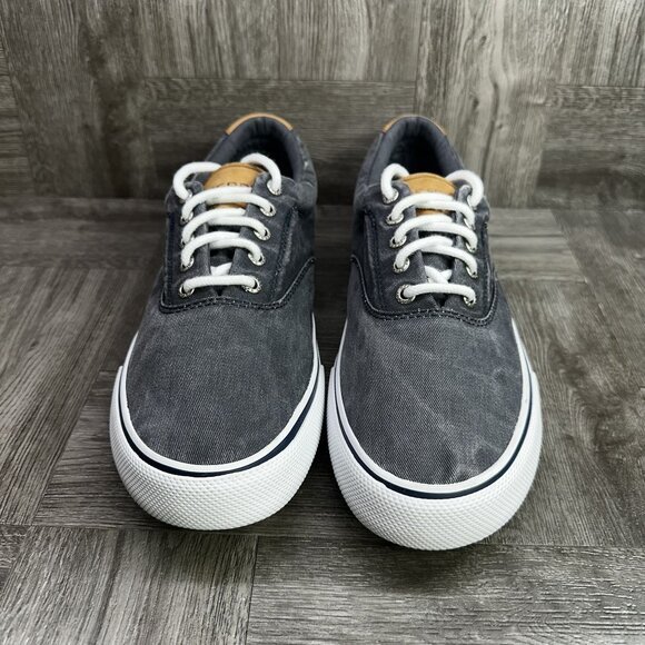 Sperry Men's size 10.5 Striper II CVO Denim Grey Casual Sneakers - Picture 4 of 8